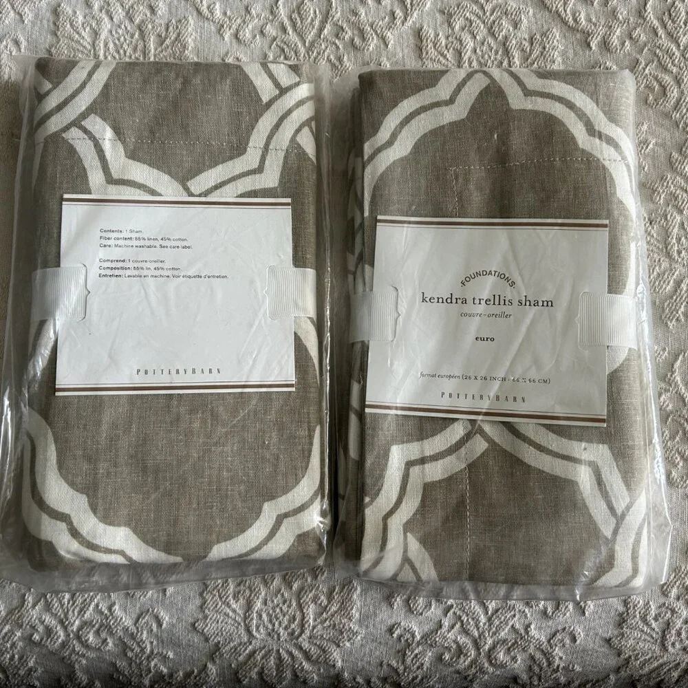 Pottery Barn Shams NWT